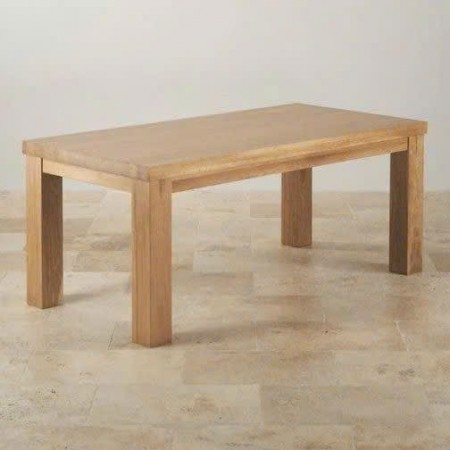 Solid Oak : Bàn Ăn Gổ Sồi Một Mảnh - W180cm